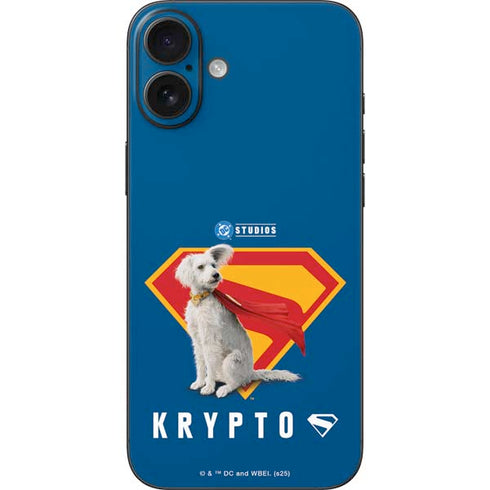 Superman 2025 Krypto the Super Dog iPhone 16 Plus Skin